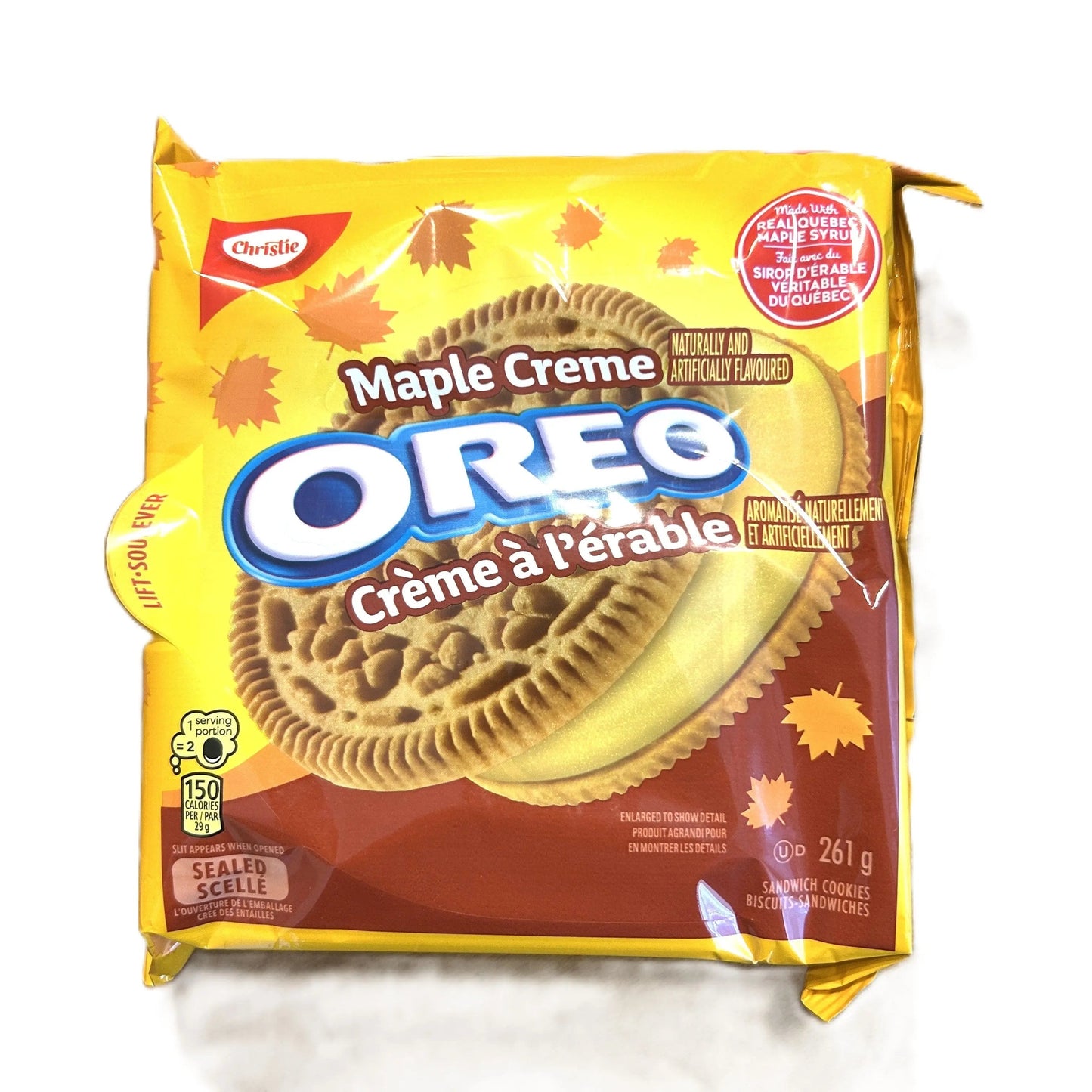 Maple Creme Oreo 261g | Real Quebec Maple Syrup