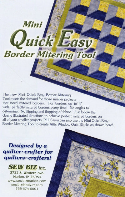 Mini Quick Easy Border Mitering Tool - 1pc