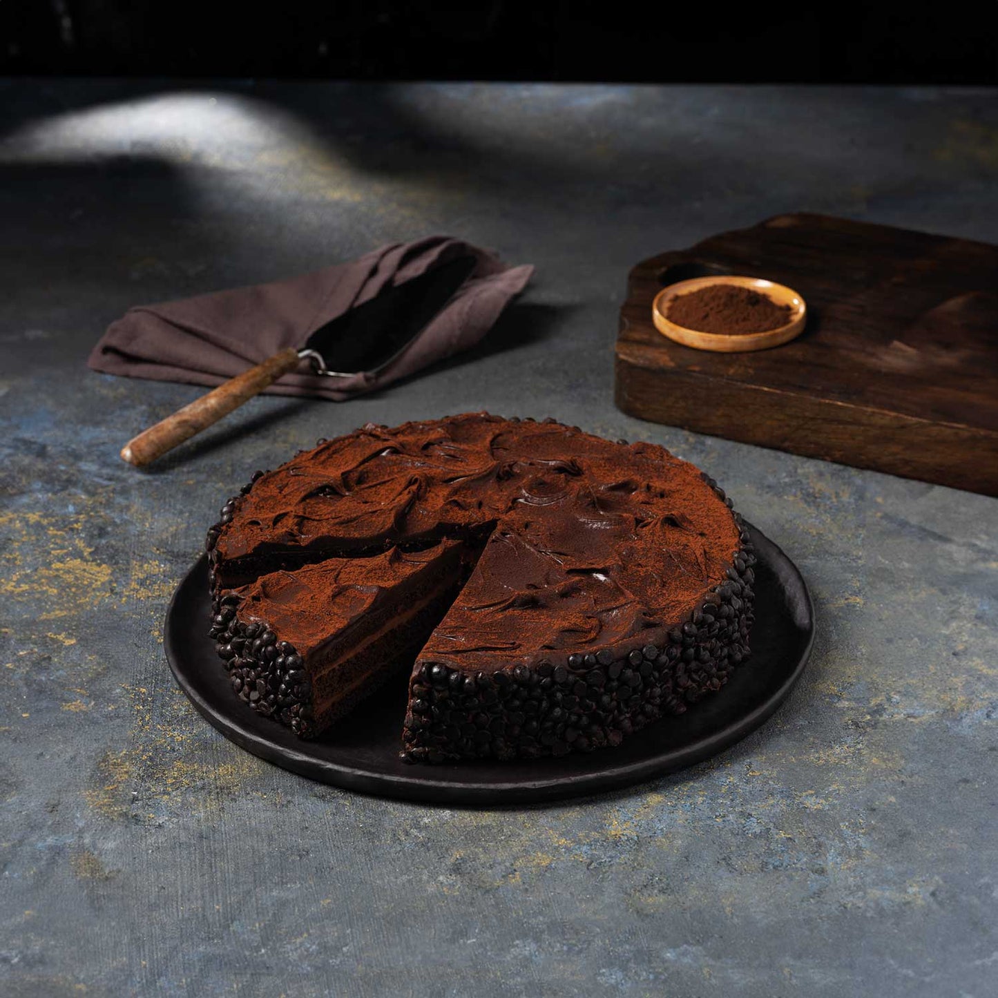 Pastel de chocolate del diablo de Moda – 23 cm precortado, 12 piezas x 110 g (1320 g)