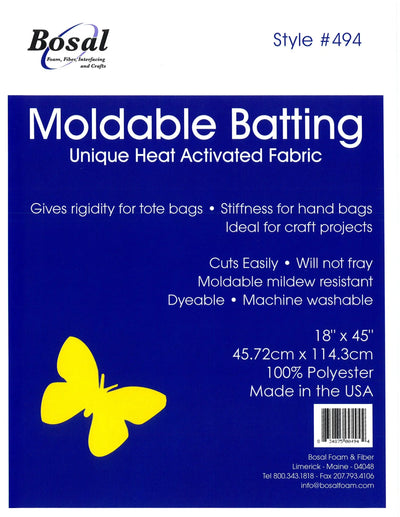 Moldable Heat Activated Batting - 18in x 45in