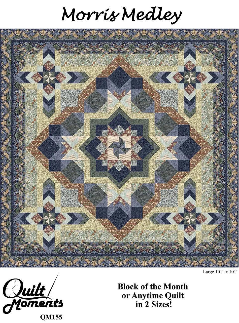 Morris Medley Block of the Month Sewing Pattern