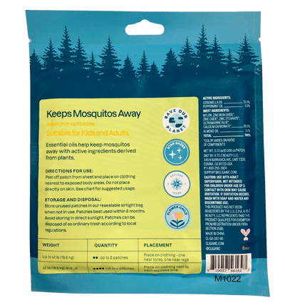 Natural Mosquito Repellent Patches - Cliganic - Korvel