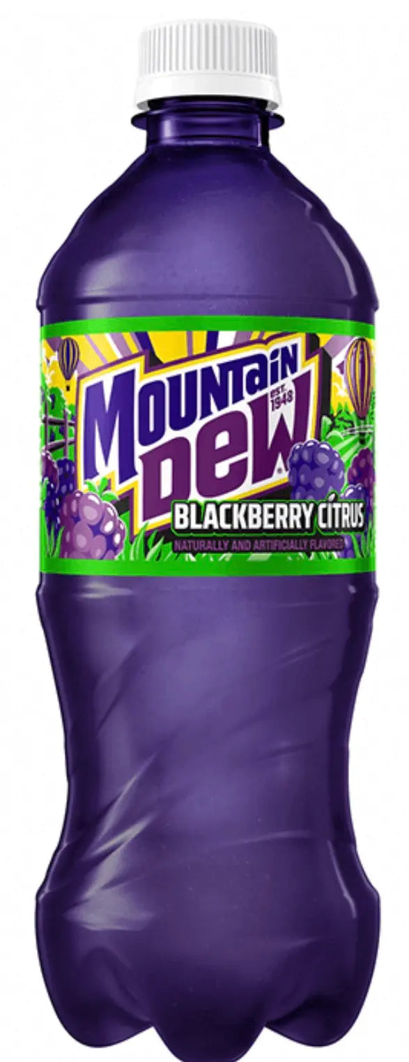 Mountain Dew Soda à la Mûre et au Citron - Boisson Gazeuse Unique aux Baies et Agrumes