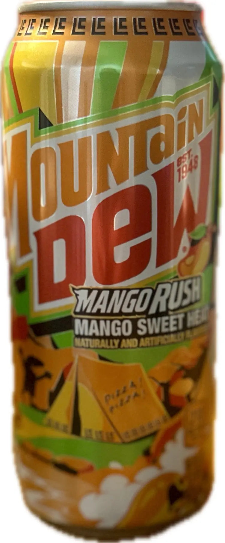 Mountain Dew Mango Rush Soda – Tropical Citrus Soft Drink