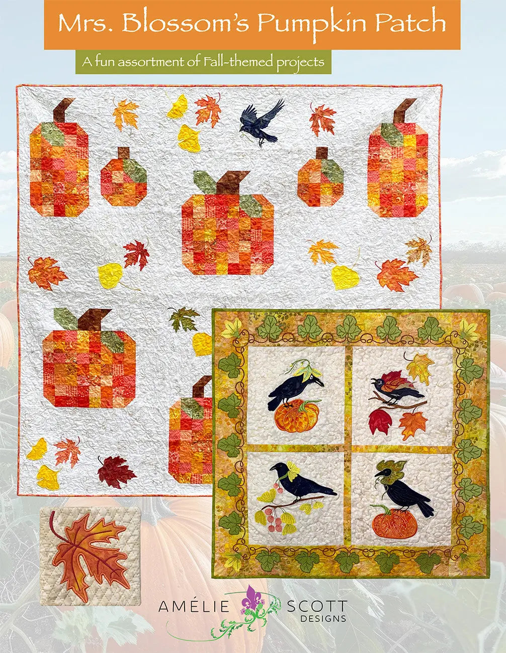 El libro para colorear del huerto de calabazas de la Sra. Blossom