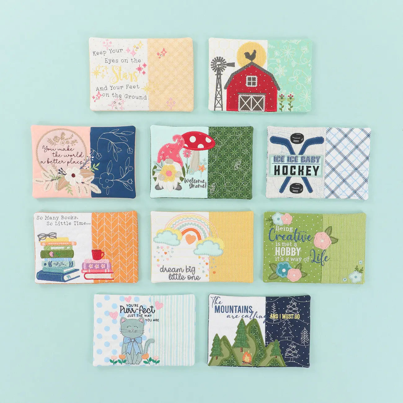 Mug Rugs Volumen 6 - Patrones de Bordado Creativo