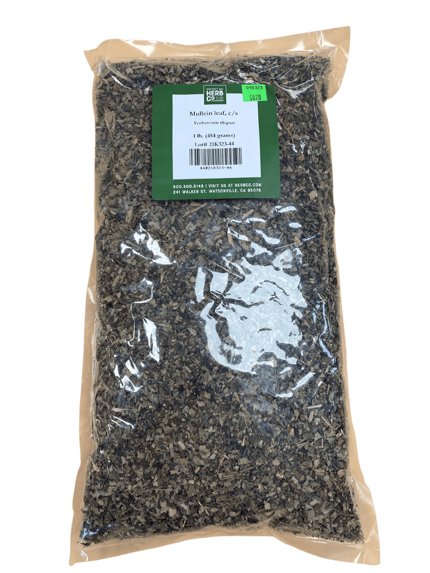 Hoja de Mullein Cortada y Tamizada Premium