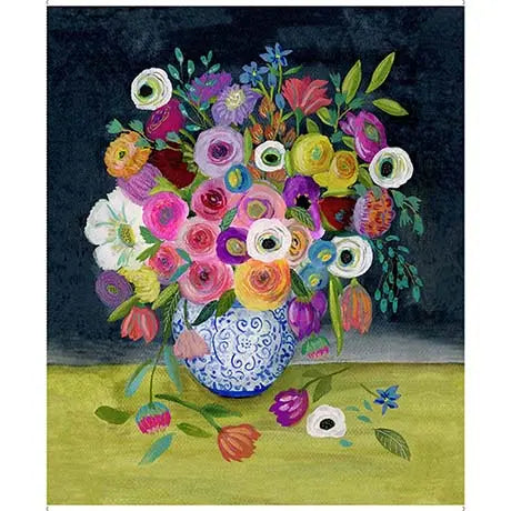 Panneau Floral Multi Aquarelle