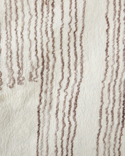 Musullah Fine Line Merino Wool and Silk Throw