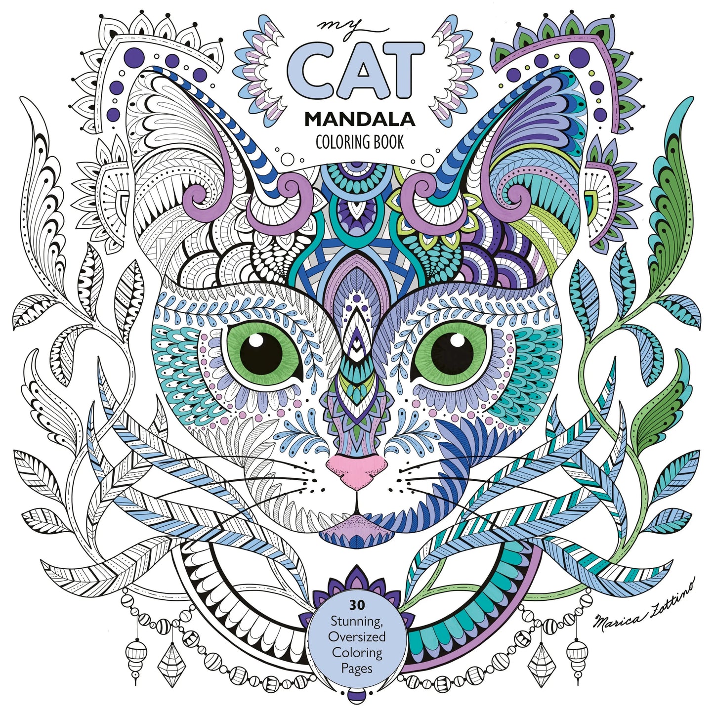 Mi Libro de Colorear Mandalas de Gatos