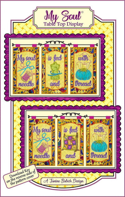 My Soul Table Top Display - Embroidery Pattern