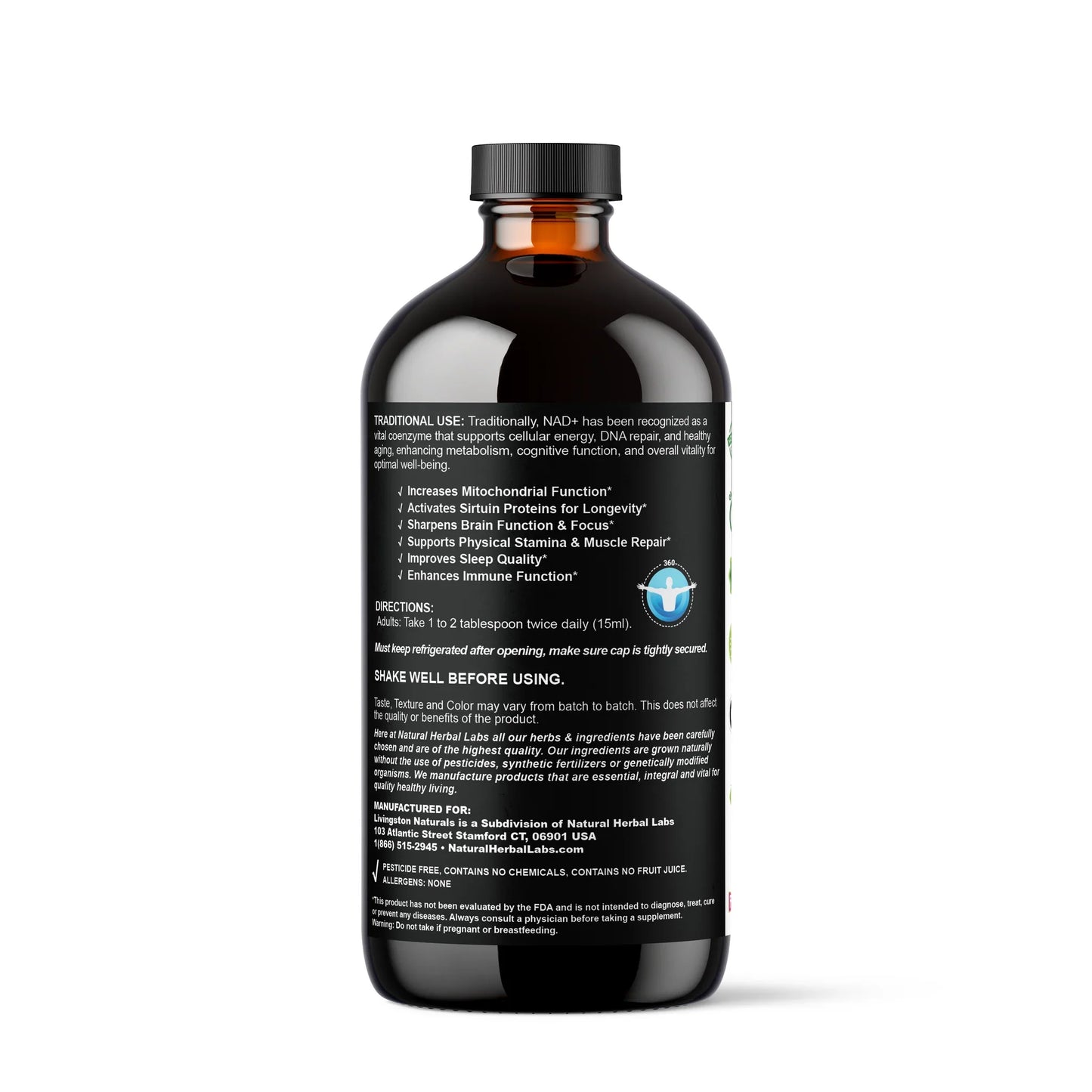 Formule Organique de Vitalité Cellulaire NAD+ & NMN