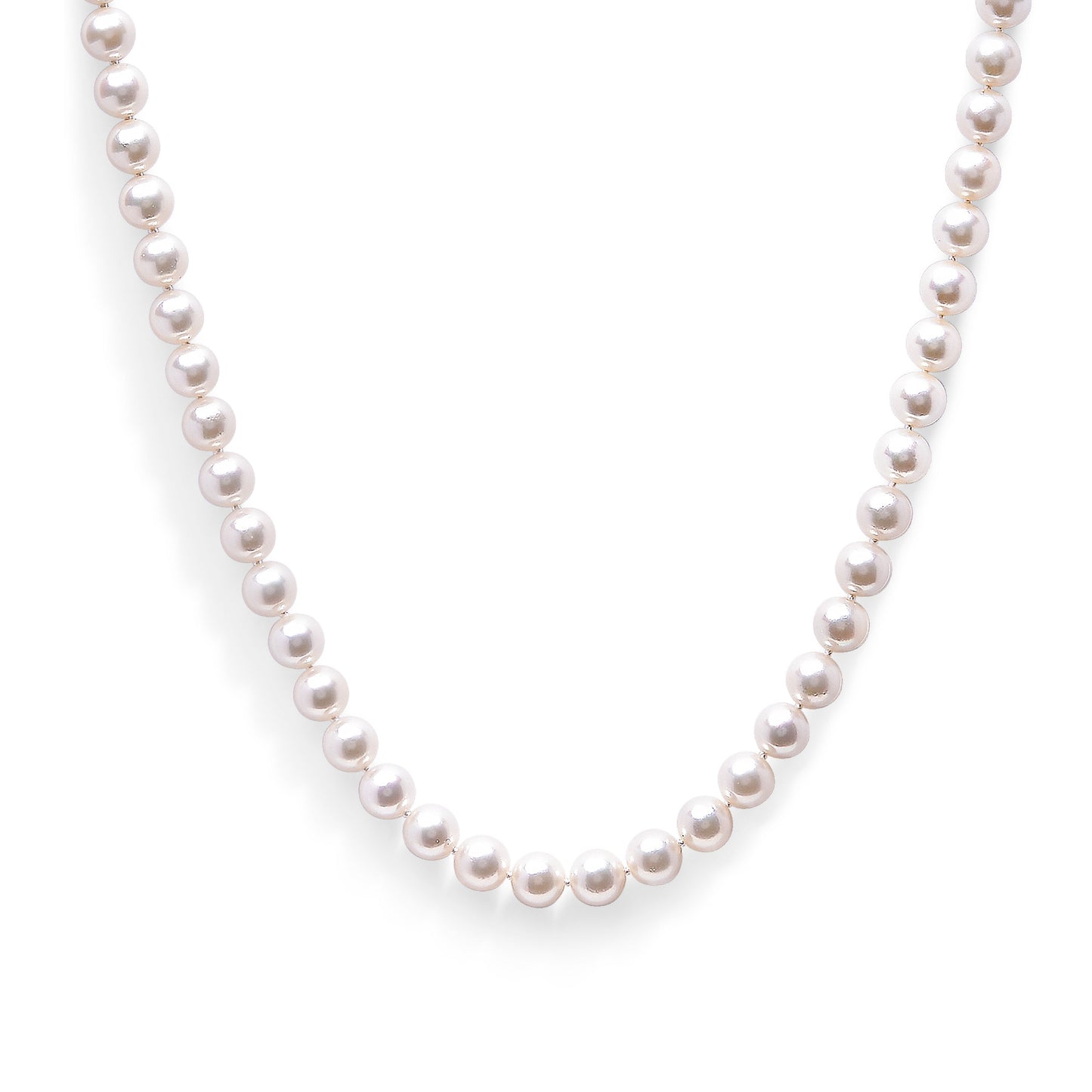 Collier en perles Akoya en or jaune 14K
