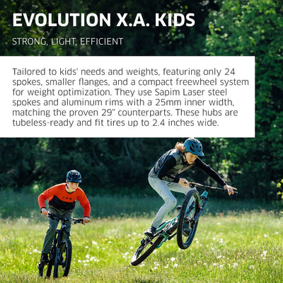 NEWMEN Evolution X.A.25 Front Wheel for Kids