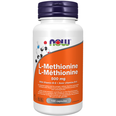 NOW Foods L-Methionine Powder, USP Grade, 500 Grams