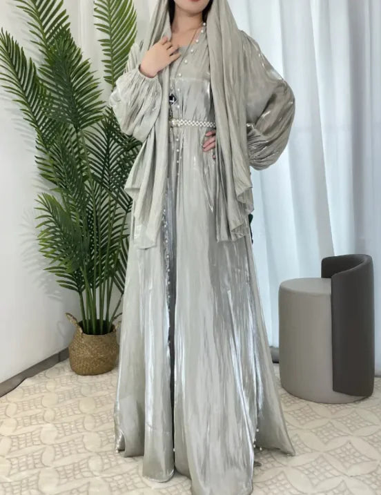 Bata de Vestir de Hilo Streamer