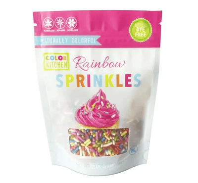 Nature's Color Kitchen, Vibrant Rainbow Sprinkles - Korvel