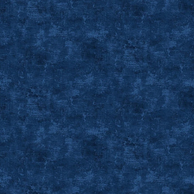 Blue Navy Canvas Flannel Cotton Fabric - 44"/45" per Yard