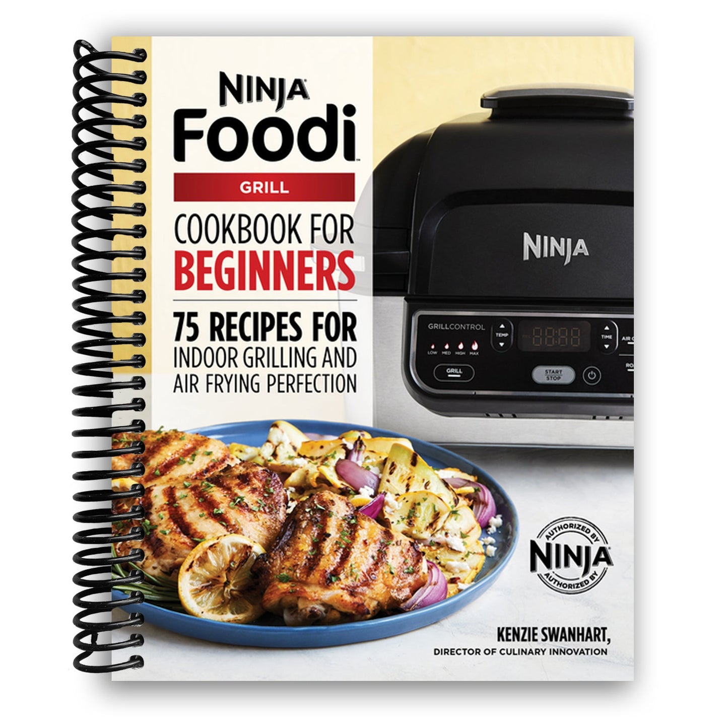 Master Indoor Grilling with The Ultimate Ninja Foodi Grill Cookbook: 75 Easy Recipes for Air Frying and Grilling Success - Korvel