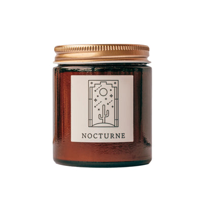 Nocturne Fine Fragrance Candle – Wild Geranium, Pistachio, Amber & Patchouli - Korvel