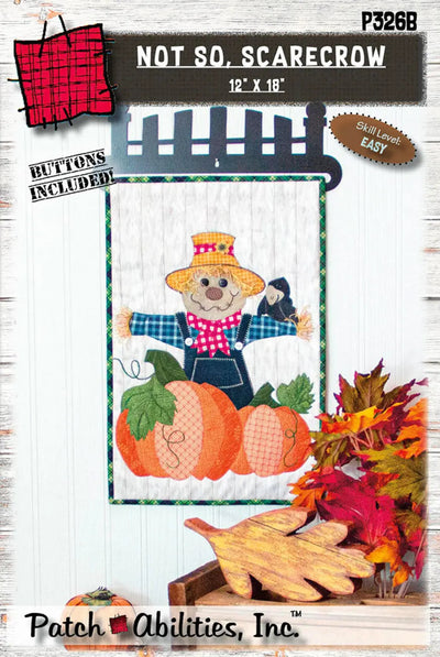 Not So Scarecrow Sewing Pattern with Buttons