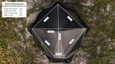 Nova 4 Sauna Tent Premium Package (4-person) - Korvel