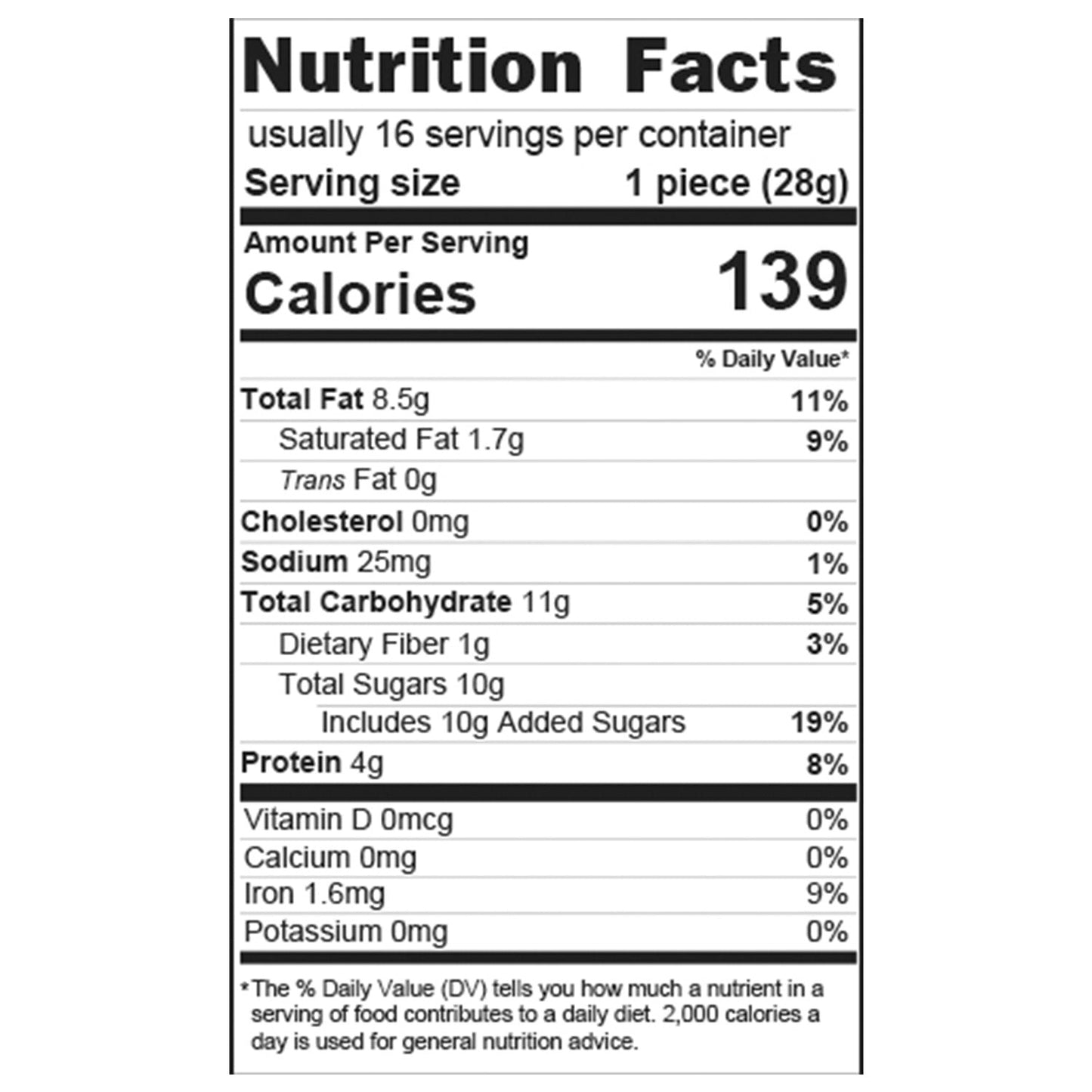 Moda Halva: cacao, baklava en rodajas, 16 oz (454 g)