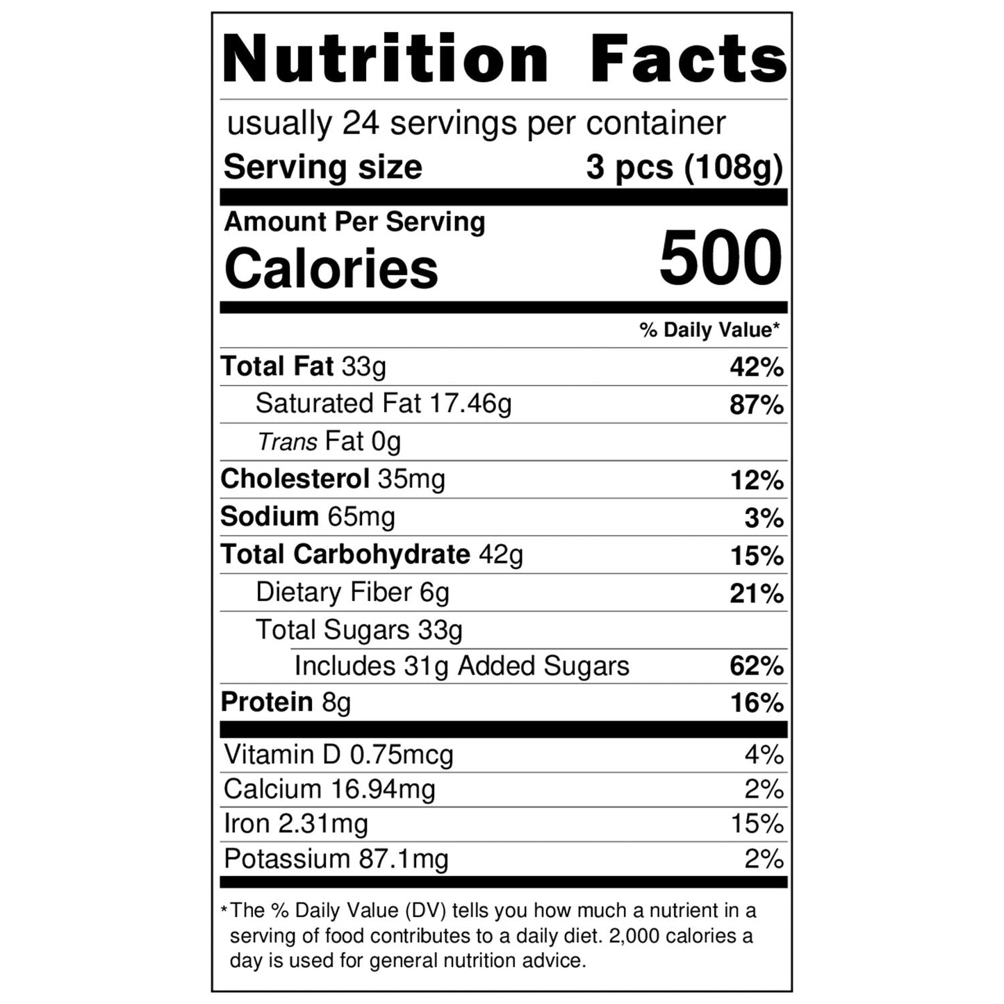 Moda Baklava – Doble Nuez, Paquete para Fiestas, 72 piezas, 6 lb (2700 g)