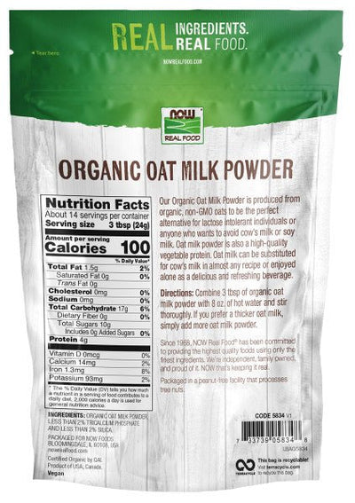 Organic Oat Milk Powder - Creamy Plant-Based Delight - Korvel