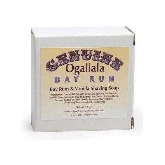 Ogallala Bay Rum & Vanilla Shaving Soap - 4.5 Oz