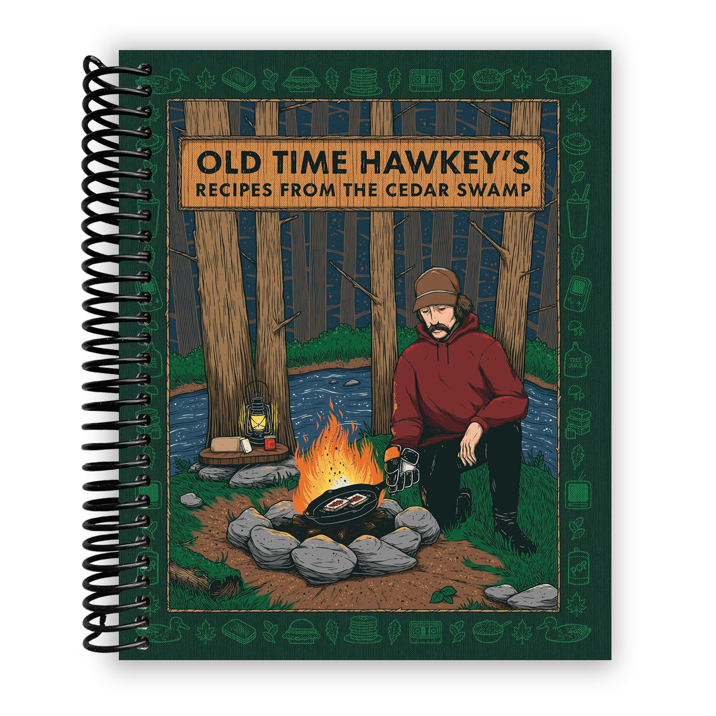 Cedar Swamp Comforts: Old Time Hawkey's Heartfelt Cookbook (Spiral Bound) - Korvel