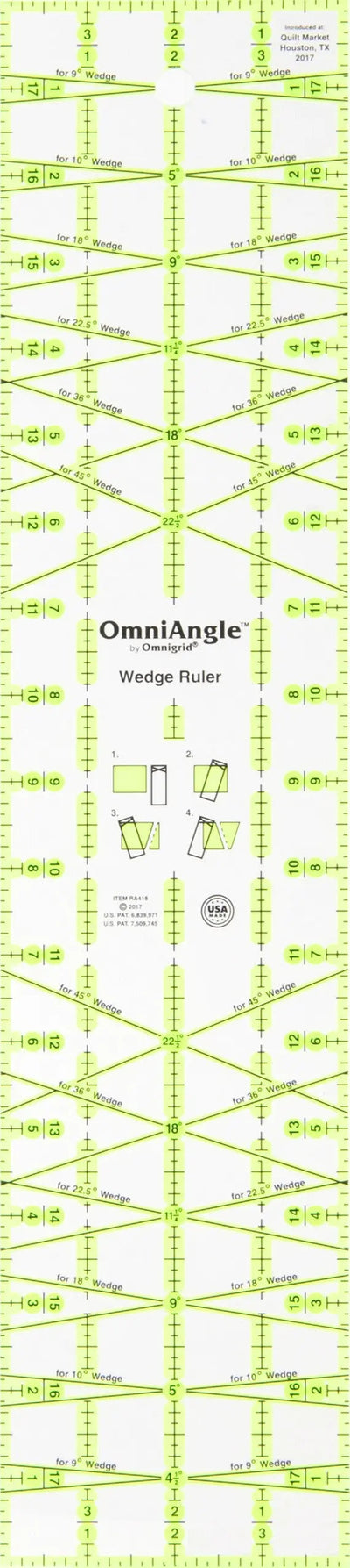Omnigrip Mini Angle Ruler 4in x 18in
