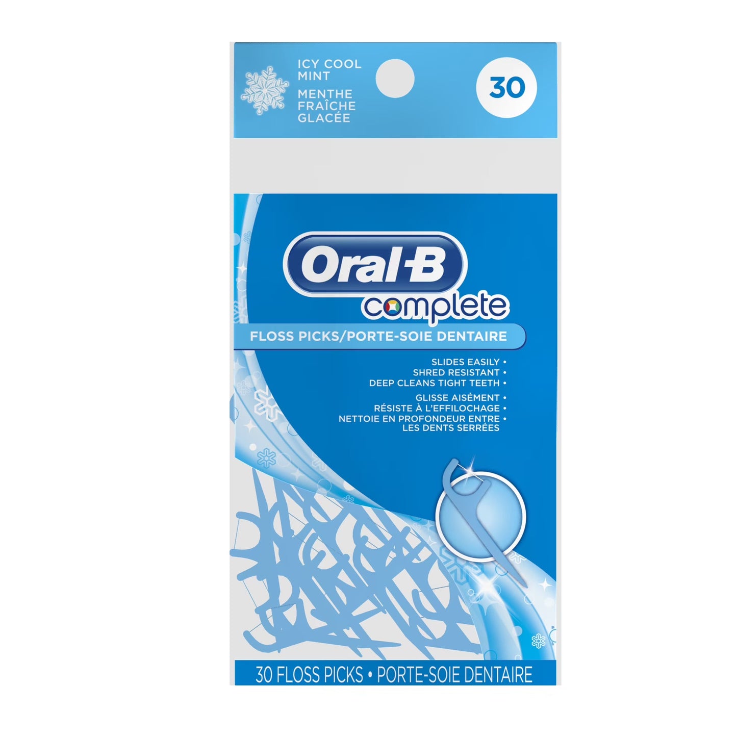 Crest 3D White Radiant Whitening Floss Picks - 30 Count
