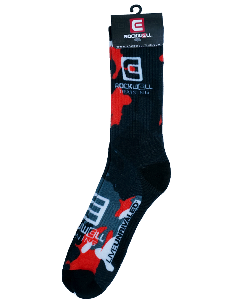 Rockwell Performance Camo Crew Socks - Korvel