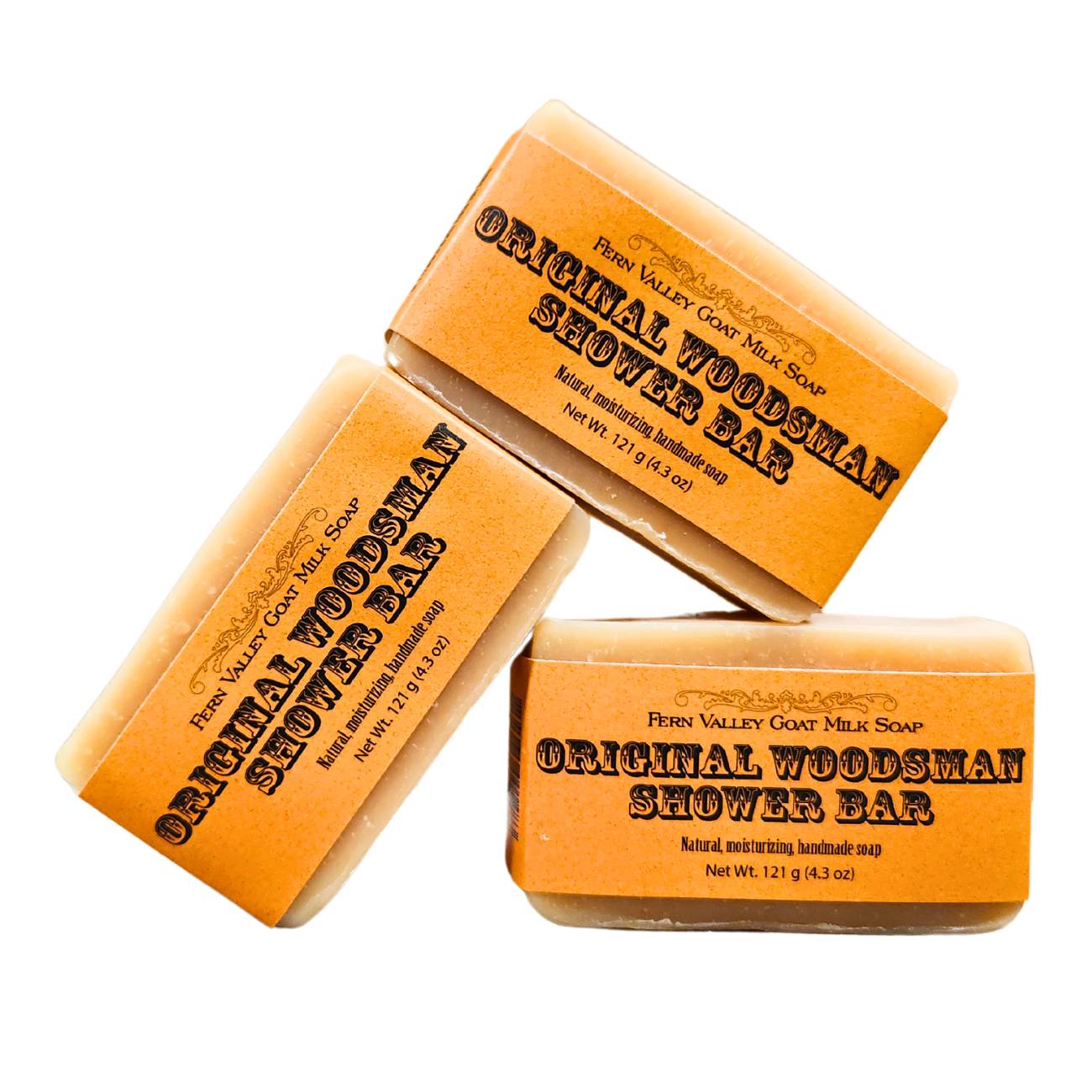 Savon fait main au lait de chèvre | Original Woodsman Shower Bar
