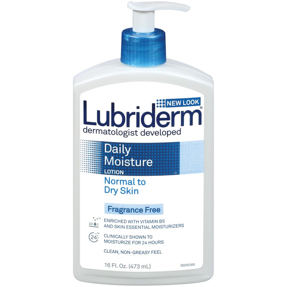 Loción Corporal Lubriderm Daily Moisture Sin Fragancia - 16 oz Pump