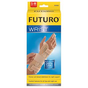 FUTURO Deluxe Wrist Stabilizer - Left Hand, Size Small/Medium