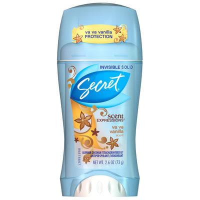 Secret Antiperspirant & Deodorant Invisible Solid - Cozy Vanilla 2.6 oz