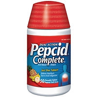 Pepcid Complete Tropical Fruit Chewable Tablets