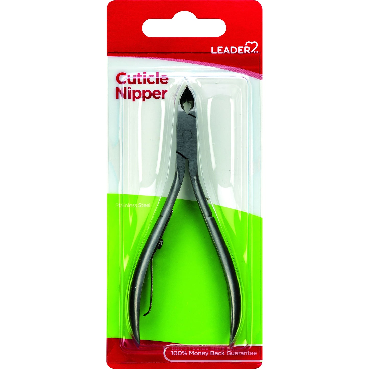 Coupe-cuticules Leader - Outil de soin des ongles en acier inoxydable robuste