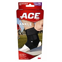 Ace Brand Deluxe Ankle Stabilizer - Adjustable Support in Black