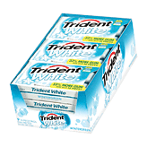 Chicle Sin Azúcar Trident White - Sabor Menta - 144 Piezas
