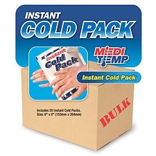 Pack de Froid Instantané 20-Pack : Packs de Glace à Activation Rapide pour Urgences et Voyages