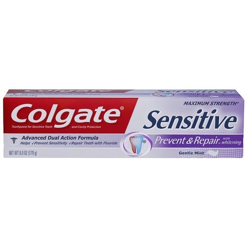 Colgate Sensitive Prevent & Repair Toothpaste, Gentle Mint, 6 oz