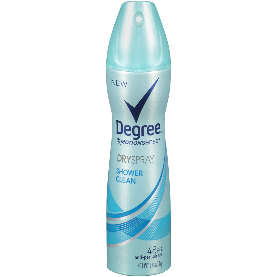 Déodorant anti-transpirant en spray sec Degree pour femmes, propre après la douche, 3,8 oz