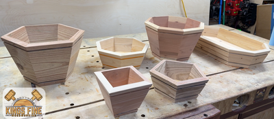 Elegant Compound Angle Planter Boxes