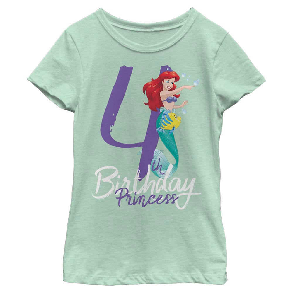 Camiseta de Sirena de Cumpleaños de Disney para Niñas