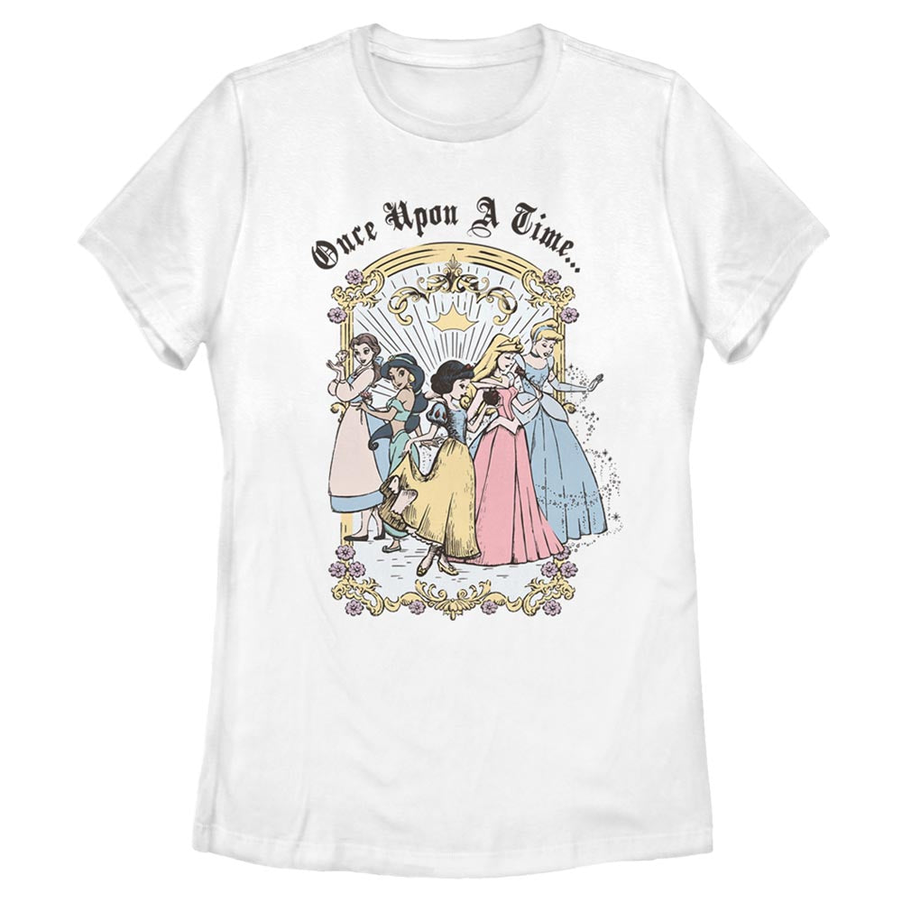 Camiseta de Grupo de Princesas Vintage de Disney para Mujeres