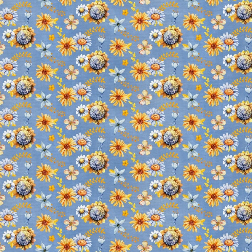 Tissu en coton Sweet Florals 118" Wideback par yard