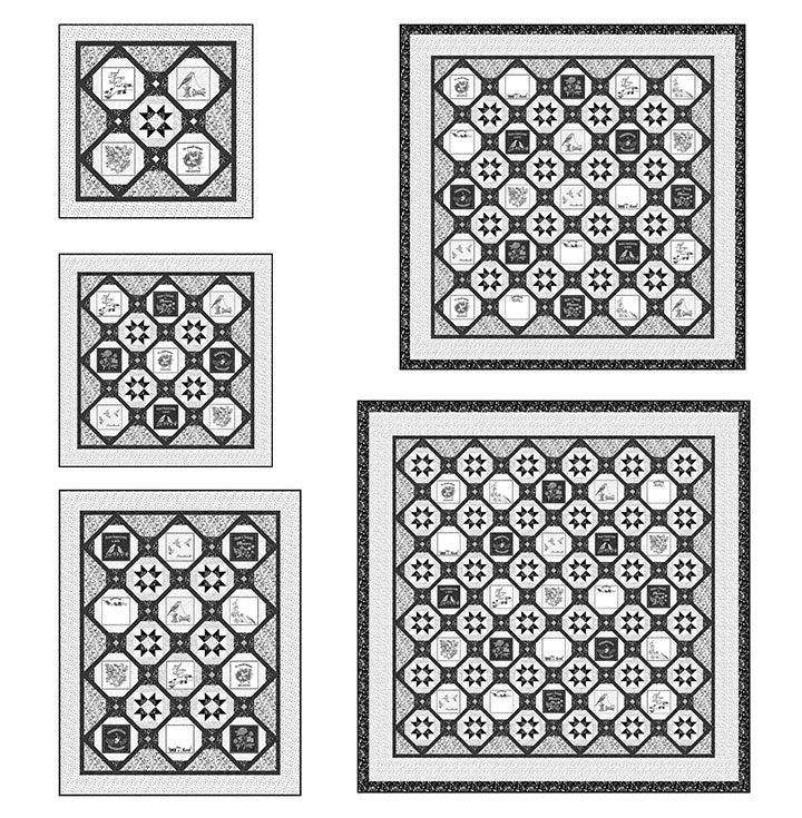 Lattice and Labels Pattern PTN3560 - Nature's Sketchbook